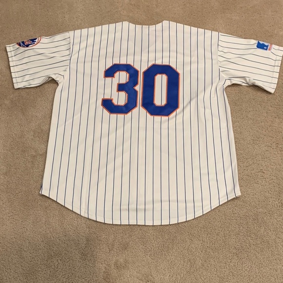 Nolan Ryan New York Mets Jersey Mens XL NWT 1969 Home Cream Pinstripe - Picture 13 of 14